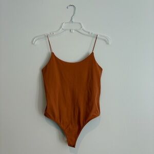 Free People Intimately Free Rust Bodysuit